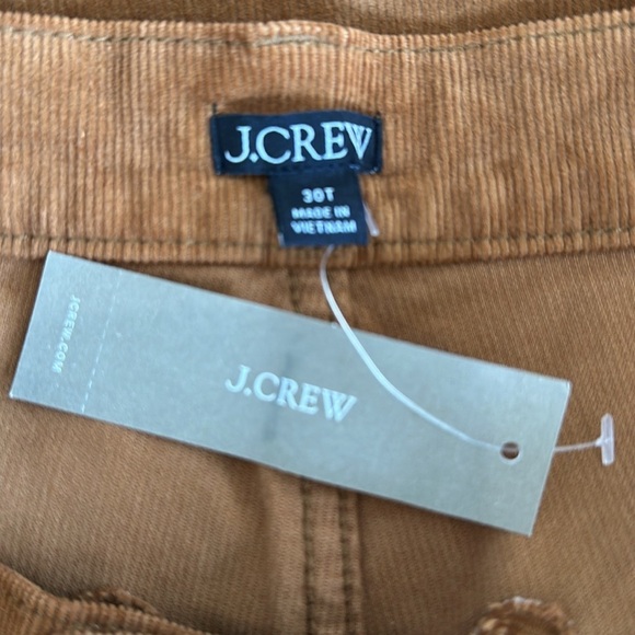 NEW J. CREW Sailor slim-wide pant in stretch corduroy Patch Pockets Size 30T - Picture 5 of 6